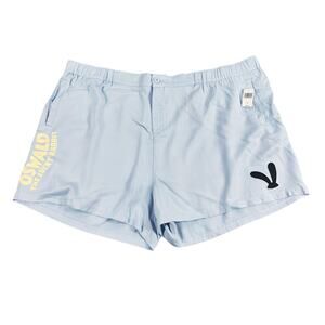 Disney 100 Oswald The Lucky Rabbit Light Blue Lounge Shorts Size 2X NWT